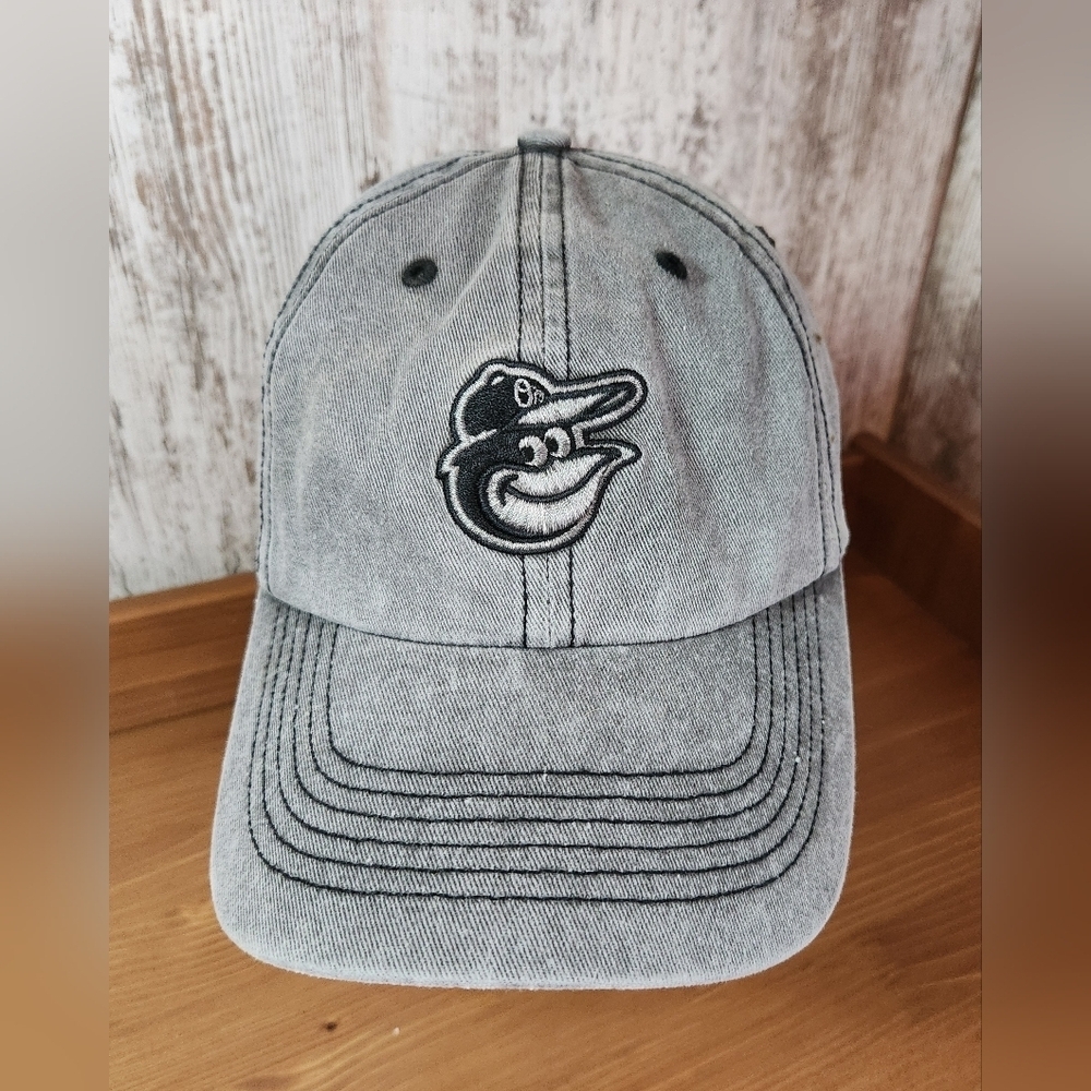 47 Gray and Black Baltimore Orioles Hat